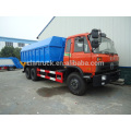 CLW China Dongfeng Gran camión de basura rojo, 6x4 camión de basura